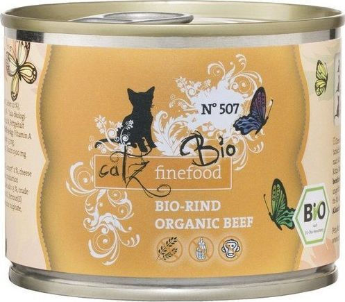 Catz Finefood Wet Food for Adult Cats in Cans with Beef, Meat, Liver, Cheese, Salmon and Calf Grain-Free 200gr