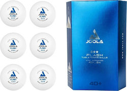 Joola Flash Ping Pong Balls 6 Pieces White