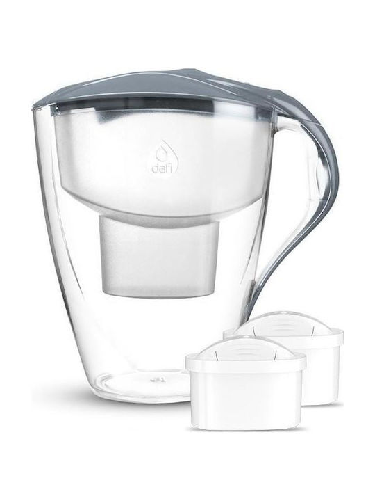 Dafi Plastic Serving Jug with Filter 4000ml 2 Pieces