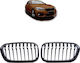 Mtuning Σπορ Γρίλια Μονές Νευρώσεις Matt Black Bmw 1 F20 F21 Facelift 2015-2019