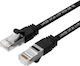Lanview S/FTP Cat.6a (Gigabit) Мрежов Кабел Ethernet 20м Черен