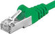 PremiumCord U/UTP Cat.6a (Gigabit) Καλώδιο Δικτύου Ethernet 1m Πράσινο