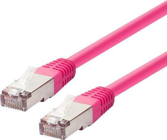 Logon SF/UTP Cat.5e (Gigabit) Καλώδιο Δικτύου Ethernet 15m Μωβ