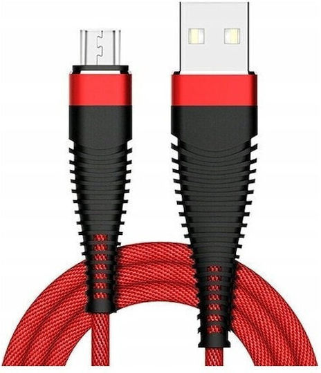 Regular USB 2.0 spre micro USB Cablu Roșu 2m 1buc