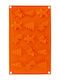 Orion Christmas Sweets Pan/Mold Orange L29xW17xD1.5cm.