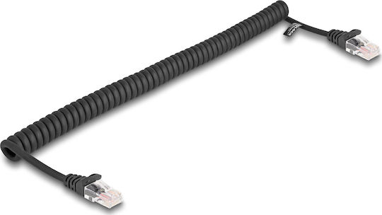 DeLock U/UTP Cat.5e (Gigabit) Cablu De Rețea Ethernet 1m Negru