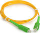 Microconnect Καλώδιο Οπτικής Ίνας SC/APC-SC/APC 1m Κίτρινο