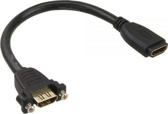 AV Inline HDMI Adapter Schwarz 17600r