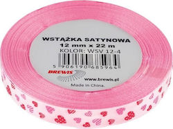 Panglică Satinată Brewis Inimi 12mm 4 Brewis