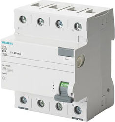 Siemens Ρελέ Διαρροής 63A 400V