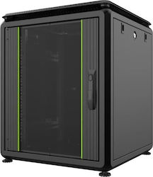 Lanview 19'' 12u Rack Cabinet 600 X 600 X 719mm Data Line Black