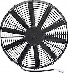 Spal Burn Fan 405mm Slim Stamping Ventilator cu flux încrucișat pentru radiatoare auto