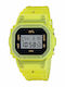 Casio G-shock Digital Herrenuhr Batterie mit Gelb Kautschukarmband