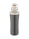 Koziol Bottle Water Glass with Clip Transparent 425ml