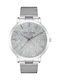 Paul Lorens Men's Watch Battery with Silver Stainless Steel Bracelet