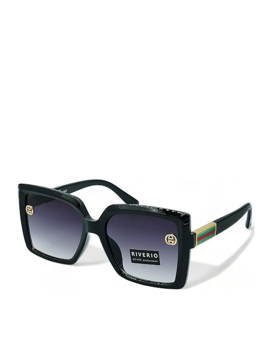 Riverio Women's Sunglasses with Black Plastic F...
