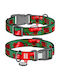 Collar Wau Dog Περιλαιμιο Ναϊλον Qr Ετικετα 25mm/37-58cm Γρανατες