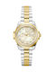 GC Watches Lady Γυναικείο Ρολόι 34mm Μπαταρίας με Ασημί Μεταλλικό Μπρασελέ