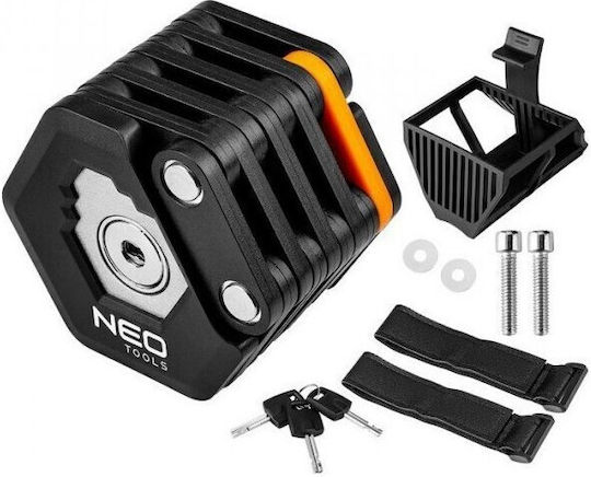 Neo Tools Bicycle Folding Lock with Key