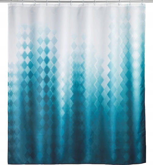 Wenko Κουρτίνα Μπάνιου 180x200cm White-blue