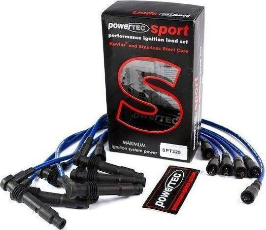 Powertec Ignition Cables Powertec Opel Omega A Senator 3.0 V6 89-94 Red