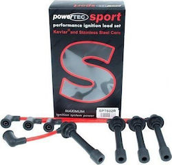 Powertec Zündkabel Powertec Mazda MX-5 Xedos 6 1.6 1.8L 90-98 Rot
