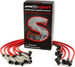 Powertec Καλώδια Ανάφλεξης Powertec Ford Cougar Mondeo 2.5 V6 95-01 Κόκκινα Powertec Καλώδια Ανάφλεξης Powertec Ford Cougar Mondeo 2.5 V6 95-01 Κόκκινα