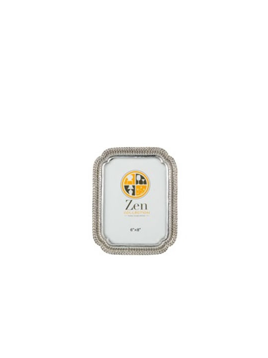 Zen Collection Kunststoff Fotorahmen mit Silber...