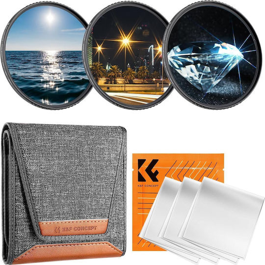K&F Concept Σετ Φίλτρων Διαμέτρου 55mm για Φωτογραφικούς Φακούς
