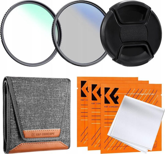 K&F Concept Filter UV / CPL / PL Durchmesser 82mm für Kameraobjektive