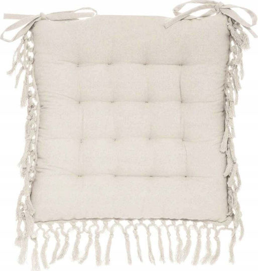 Atmosphera Garden Chair Cushion Beige 40x40cm