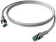 Sacon U/UTP Cat.6a Ethernet Network Cable 3m Gray 1pcs