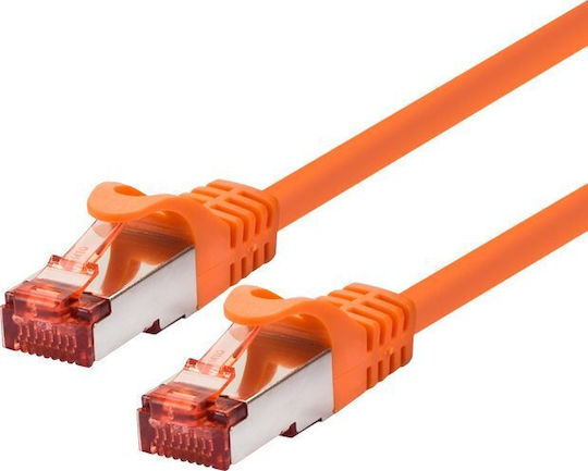 Logon F/UTP Kat.6a Ethernet-Netzwerkkabel 25m Orange 1Stück