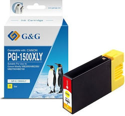 G&G PGI 1500XL Съвместимо Мастило Canon PGI 1500XL Жълто
