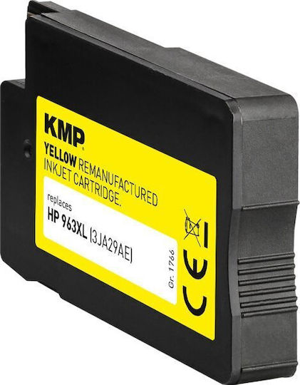 KMP Compatible Inkjet Printer Ink HP 963 XL 3JA29AE 55ml Yellow 1pcs