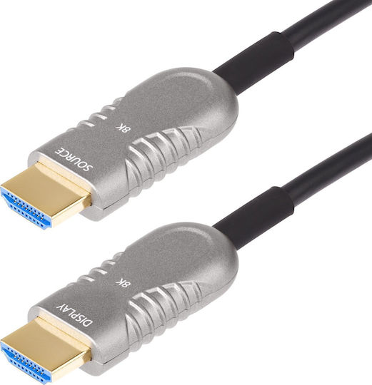 StarTech HDMI 2.1 Ultra High Speed 48Gbps 4K 120Hz HDR VRR Cable HDMI male - HDMI male 9.1m Μαύρο