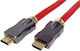 Roline Angle Cable HDMI male - HDMI male 1m Κόκκινο