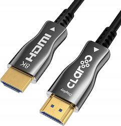 Claroc HDMI 2.1 HDMI male - HDMI male 10m Μαύρο Claroc HDMI 2.1 HDMI male - HDMI male 10m Μαύρο