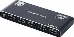 Διακοπτης Hdmi 2.0 1x4 Rozdzielacz Ultra Hd Uhd 4k Hdcp 2.2 Hdr10 Pawonik Διακοπτης Hdmi 2.0 1x4 Rozdzielacz Ultra Hd Uhd 4k Hdcp 2.2 Hdr10 Pawonik
