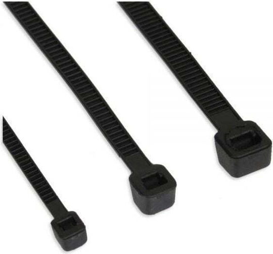 InLine Δεματικά Καλωδίων Πλαστικά 350mmx4.8mm σε Μαύρο χρώμα (100τμχ) (59963Q)