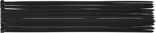 Neo Δεματικά Καλωδίων Πλαστικά 500mmx7.6mm σε Μαύρο χρώμα (50τμχ)