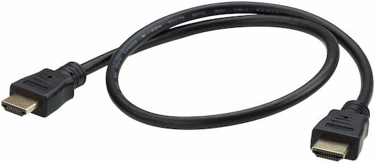 Aten HDMI 2.0 Premium High Speed 4K 60Hz HDR Kabel HDMI-Stecker - HDMI-Stecker 0,6m Schwarz