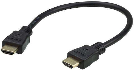 Aten Cablu HDMI 2.0 Premium High Speed 4K 60Hz HDR HDMI De Sex Masculin - HDMI De Sex Masculin 0.3m Negru