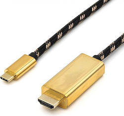 Roline 11.04.5844-10 USB-C male σε HDMI female