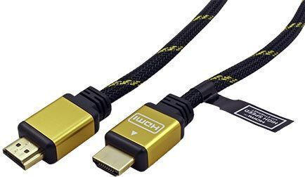 Roline Unghiul Cablu HDMI de sex masculin - HDMI de sex masculin 15m Negru