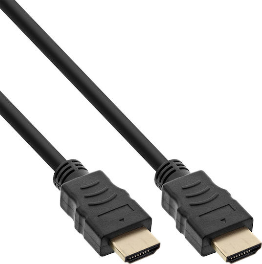 InLine HDMI 2.0 Premium High Speed 4K 60Hz HDR Cable HDMI Male - HDMI Male 2m Black