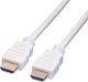 Value HDMI 1.4 High Speed 1080p 120Hz Angle Cable HDMI Male - HDMI Male 15m White