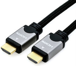 Roline 11.04.5855 HDMI male - HDMI male 10m Ασημί