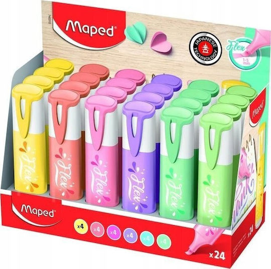 Teka Highlighters Pastel 24pcs