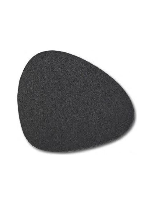 Zeller Coaster made of Leatherette Gray 10x12cm 6pcs